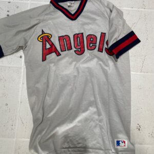 LOS ANGELES ANGELS BASEBALL JERSEY V-NECK in WHITE, RED, BLUE