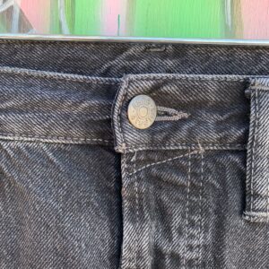 ACNE STUDIOS PERFECT 1996 VINTAGE BLACK ACNE STUDIOS DENIM JEANS STRAIGHT LEG in BLACK