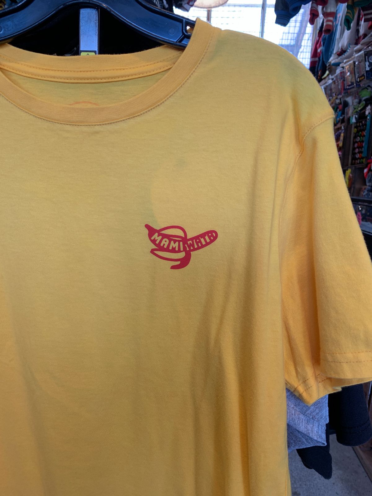 MAMI WATA DEADSTOCK YELLOW MAMI WATA CEMETERY CAPE TOWN T-SHIRT in YELLOW