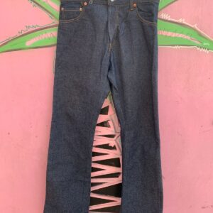LEVIS *AS-IS* 1990S LEVIS 517 BOOT CUT DARK DENIM JEANS 30X30 in BLUE