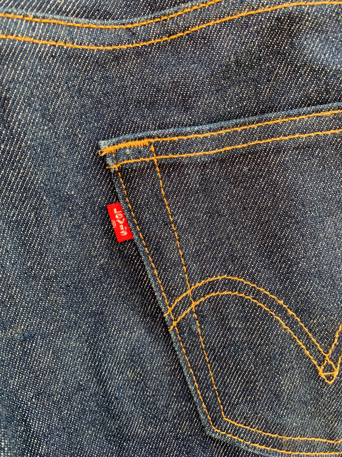 LEVIS *AS-IS* 1990S LEVIS 517 BOOT CUT DARK DENIM JEANS 30X30 in BLUE