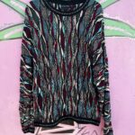 AS-IS MULTICOLOR 3D-KNIT COOGI SWEATER