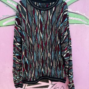 COOGI AS-IS MULTICOLOR 3D-KNIT COOGI SWEATER in MULTI