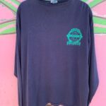 *AS-IS* RAD! 1980S-90S LONG SLEEVE JIMMY Z CRACKLED GRAPHIC T-SHIRT