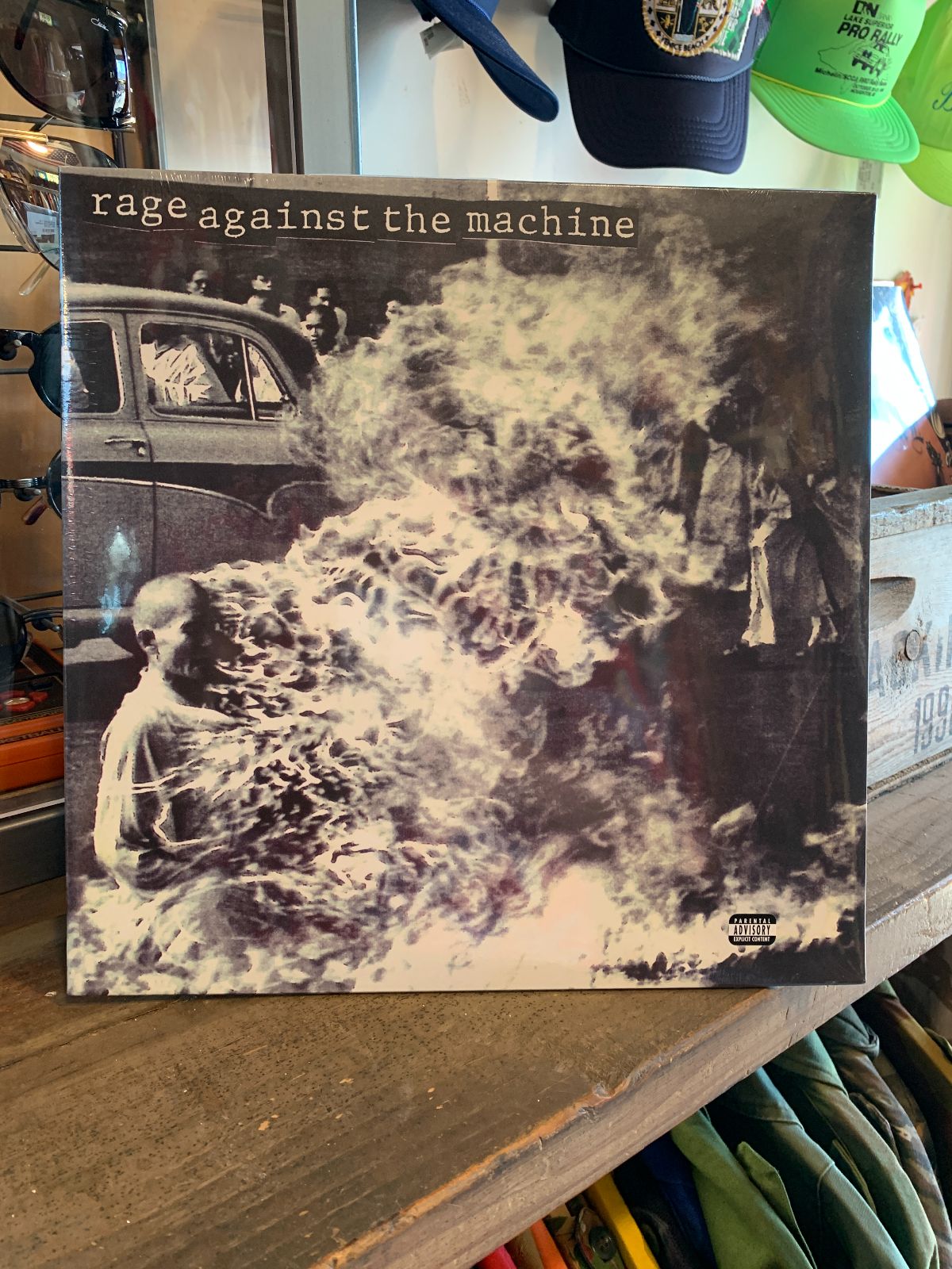 RAGE AGAINST THE MACHINE RAGE AGAINST VINYL RECORD