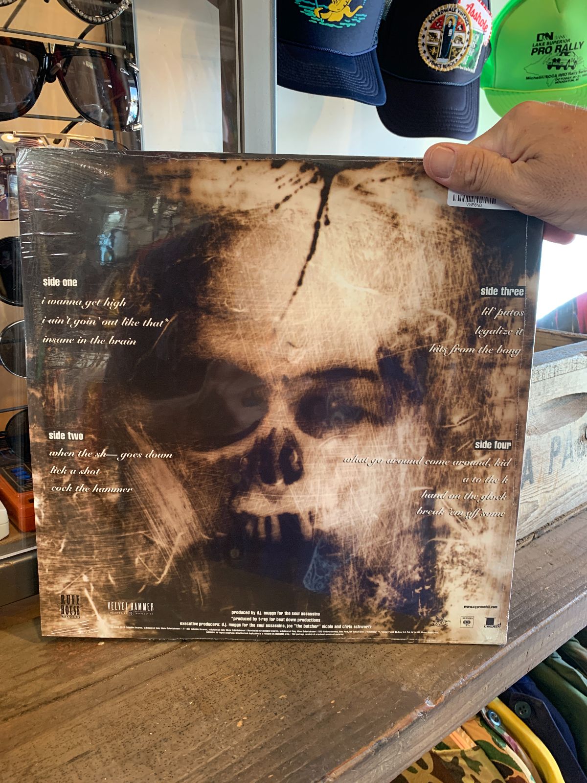 CYPRESS HILL BLACK SUNDAY VINYL RECORD