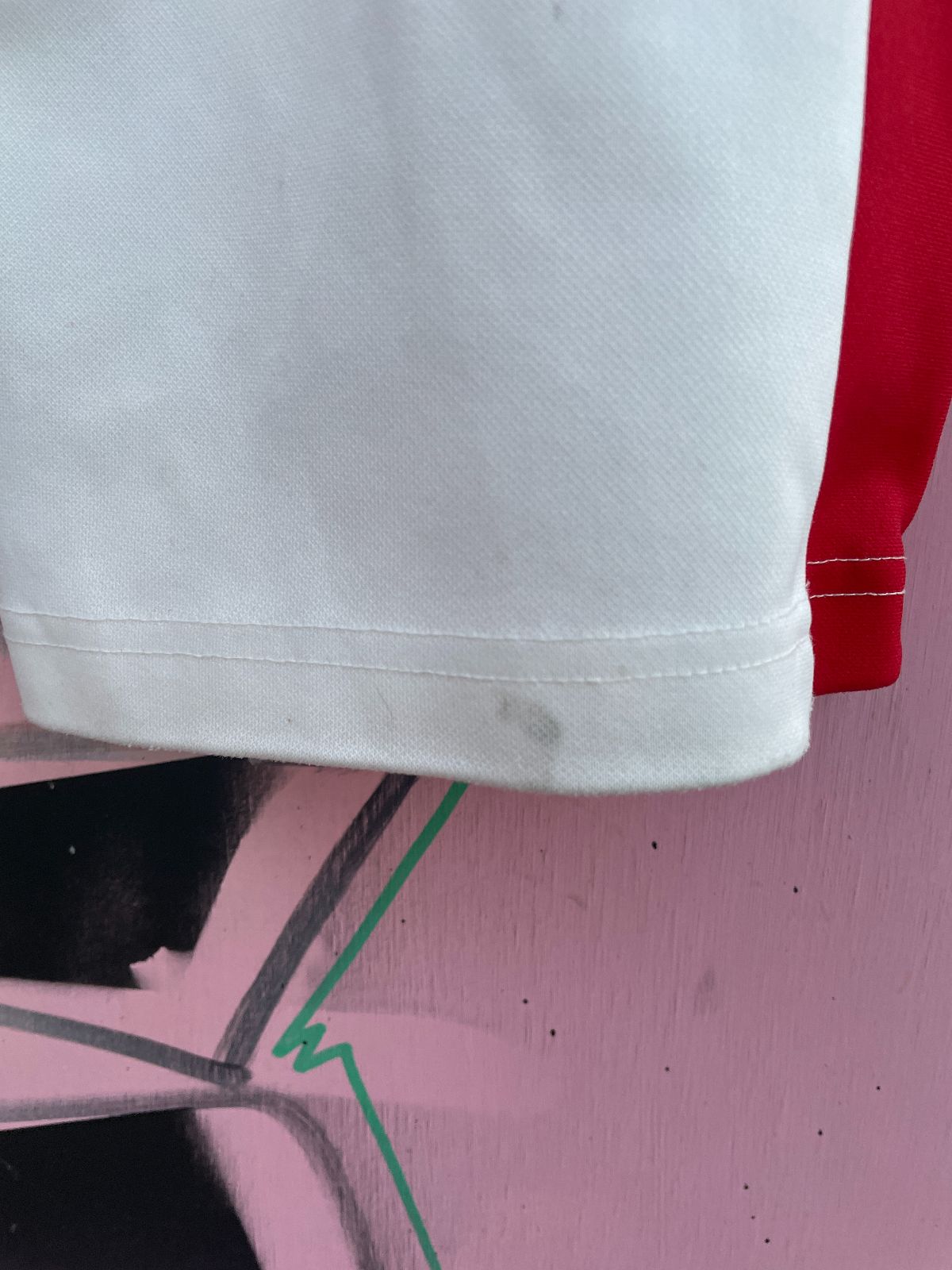HARDWOOD CLASSICS CLASSIC! PHILADELPHIA 76ERS COLORBLOCK TRACK PANTS in WHITE, RED, BLUE