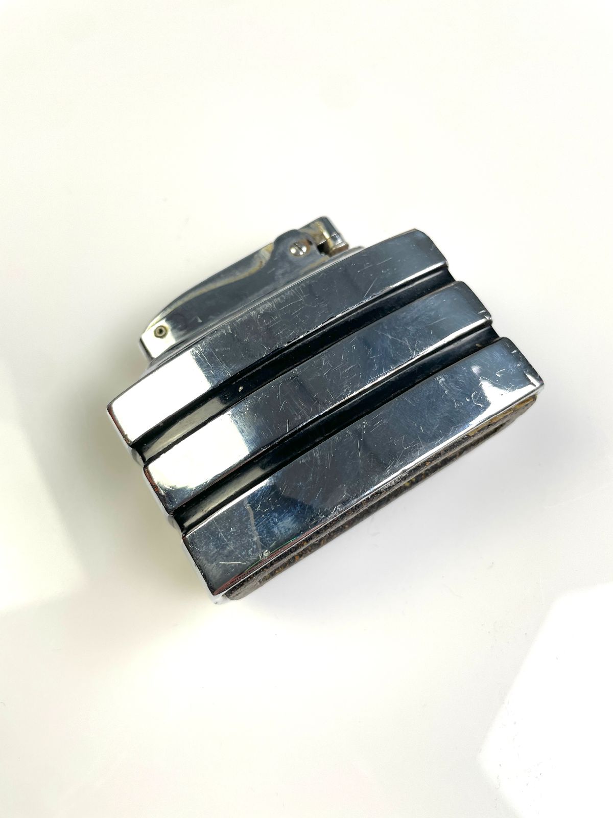 *AS-IS* 1960S TABLE TOP LIGHTER PAINTED LINES