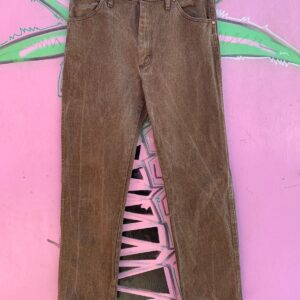 WRANGLER FADED WRANGLER A001 BROWN STRAIGHT LEG JEANS in BROWN