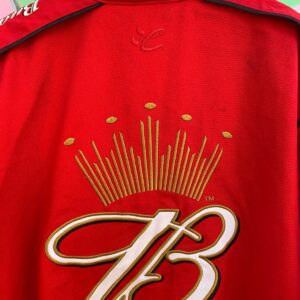 CHASE AUTHENTICS AS-IS CHASE AUTHENTICS BUD RACING NASCAR WINSTON CUP SERIES JACKET in RED