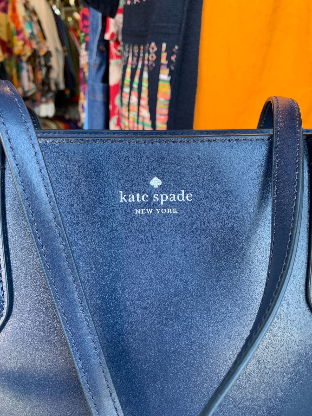 KATE SPADE KATE SPADE BLUE LEATHER PURSE in BLUE
