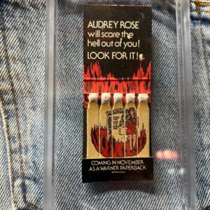 UNSTRUCK MATCHBOOK AUDREY ROSE THERE IS LIFE AFTER DEATH PAPERBACK BOOK