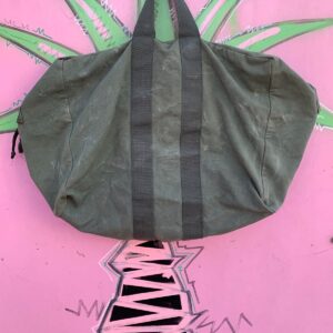 MILITARY CANVAS DUFFLE BAG in GREEN