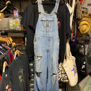 BIG BEN AS-IS PERTECTLY DISTRESSED OVERALLS in BLUE