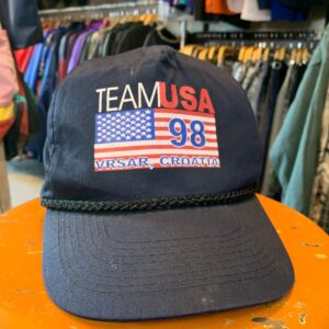 COBRA CAPS TEAM USA 98 VRSAR CROATIA BASEBALL CAP in BLUE